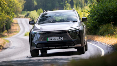 Toyota bZ4X Touring - front cornering
