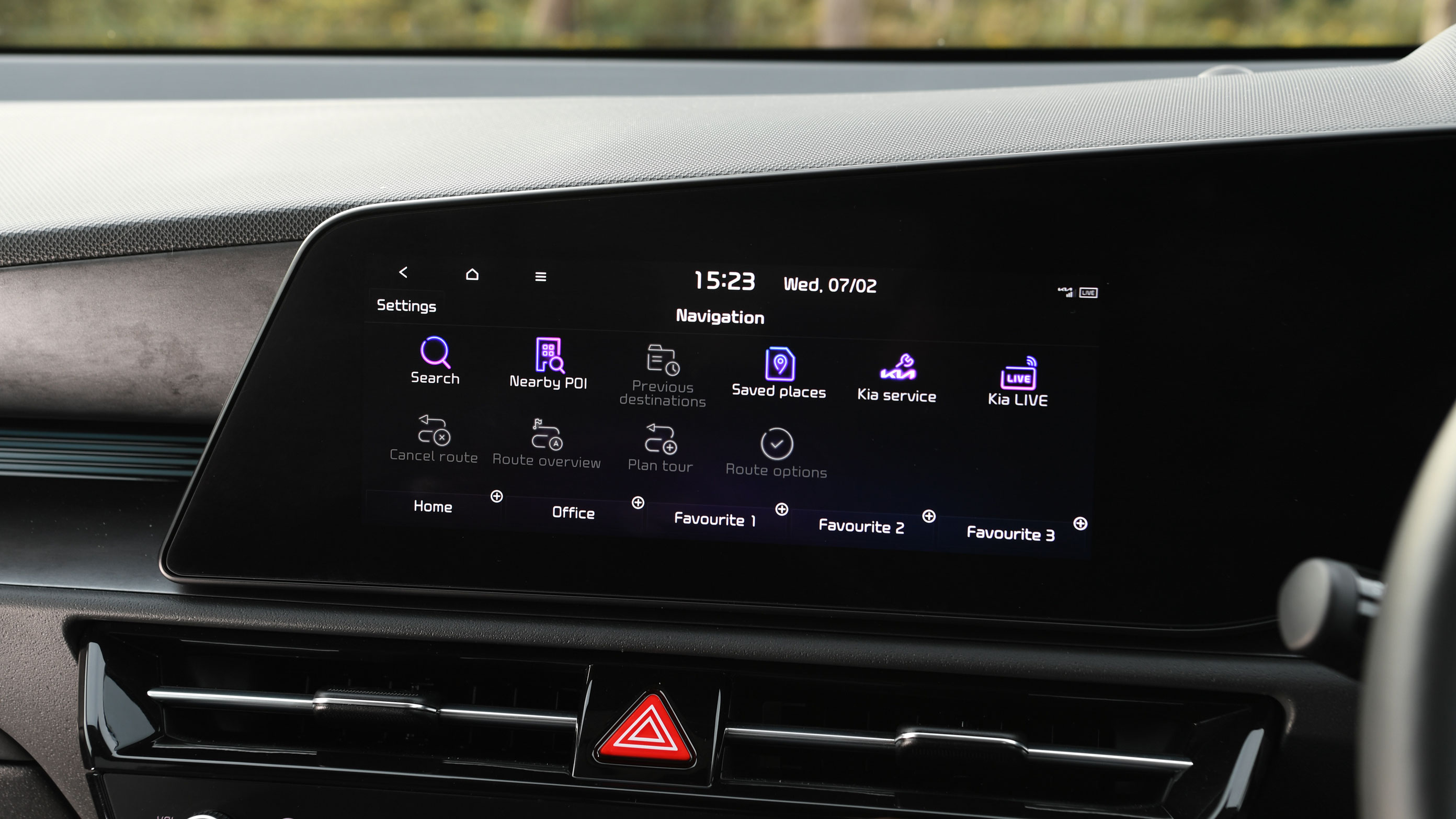 Used Kia Niro Mk2 - screen