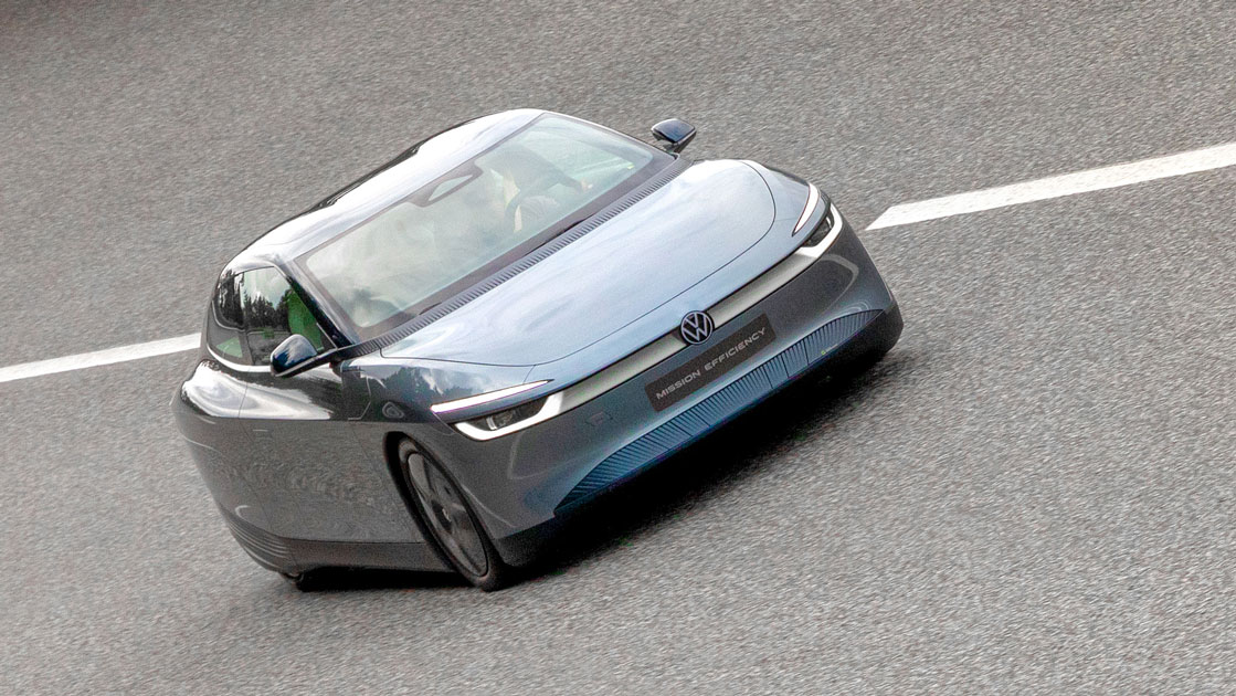 Volkswagen Mission Efficiency - front tracking