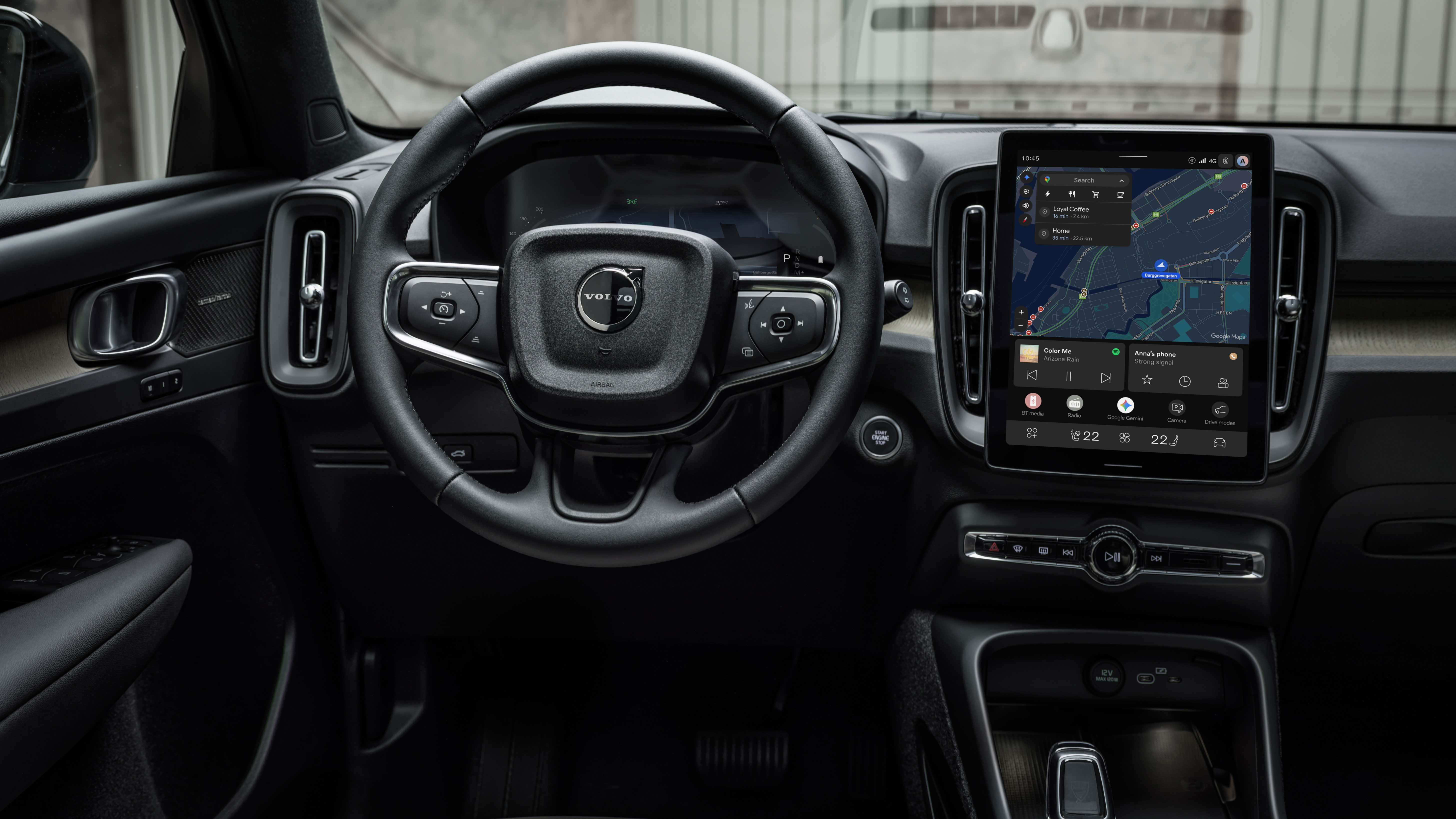 Volvo XC40 facelift - dash