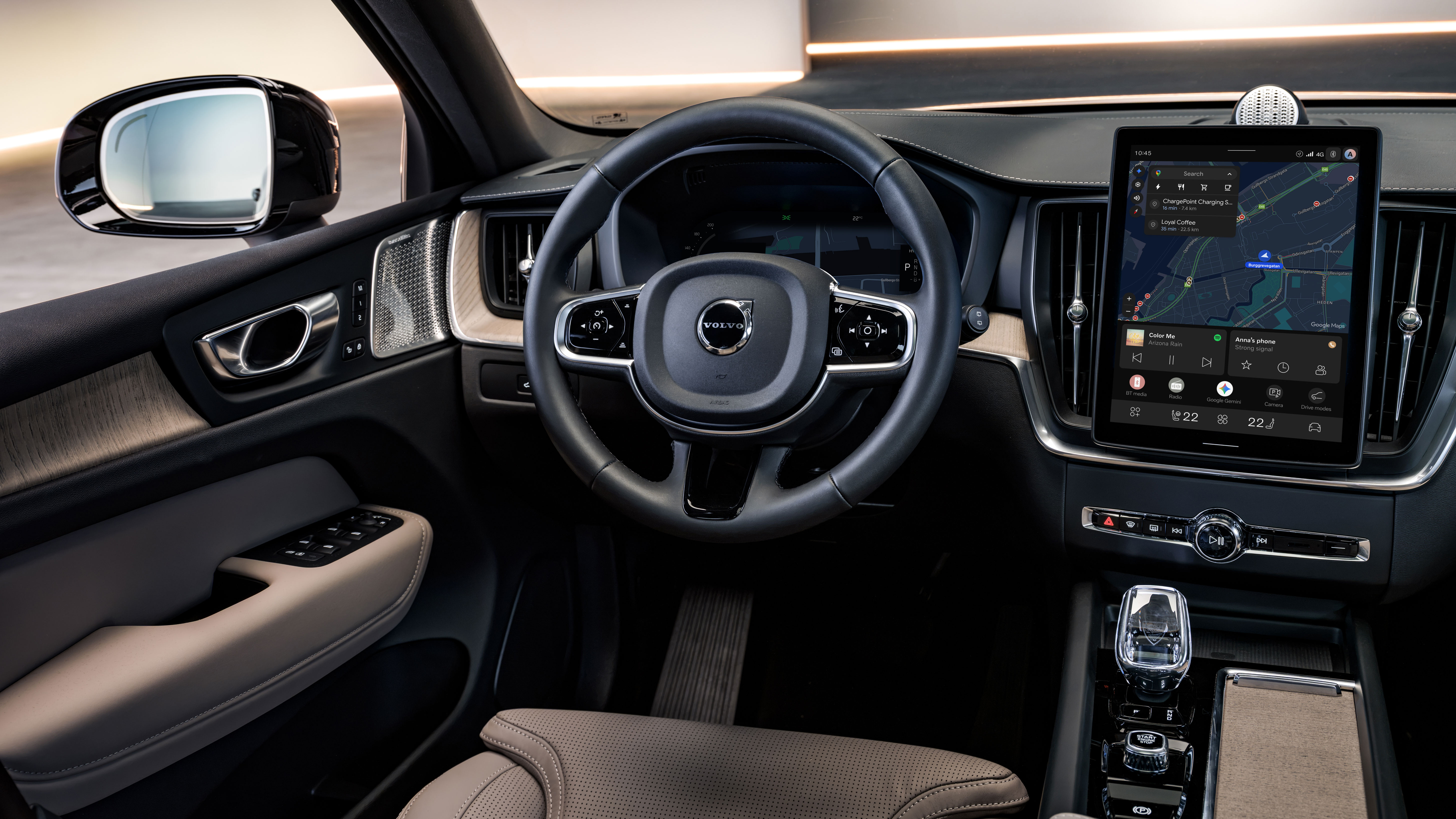 Volvo XC60 facelift 2026 - dash