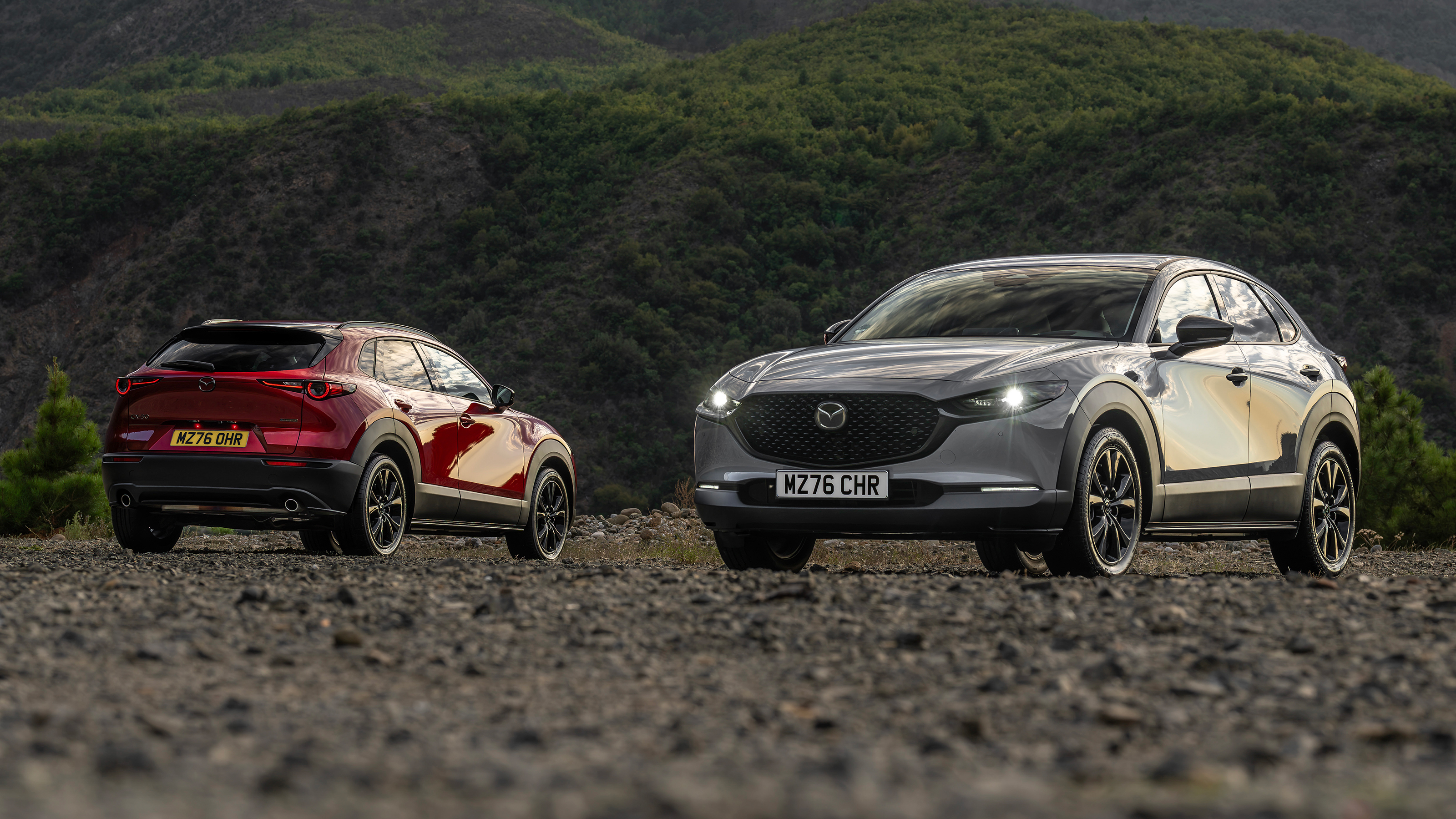 2027 Mazda CX-30 - front and rear