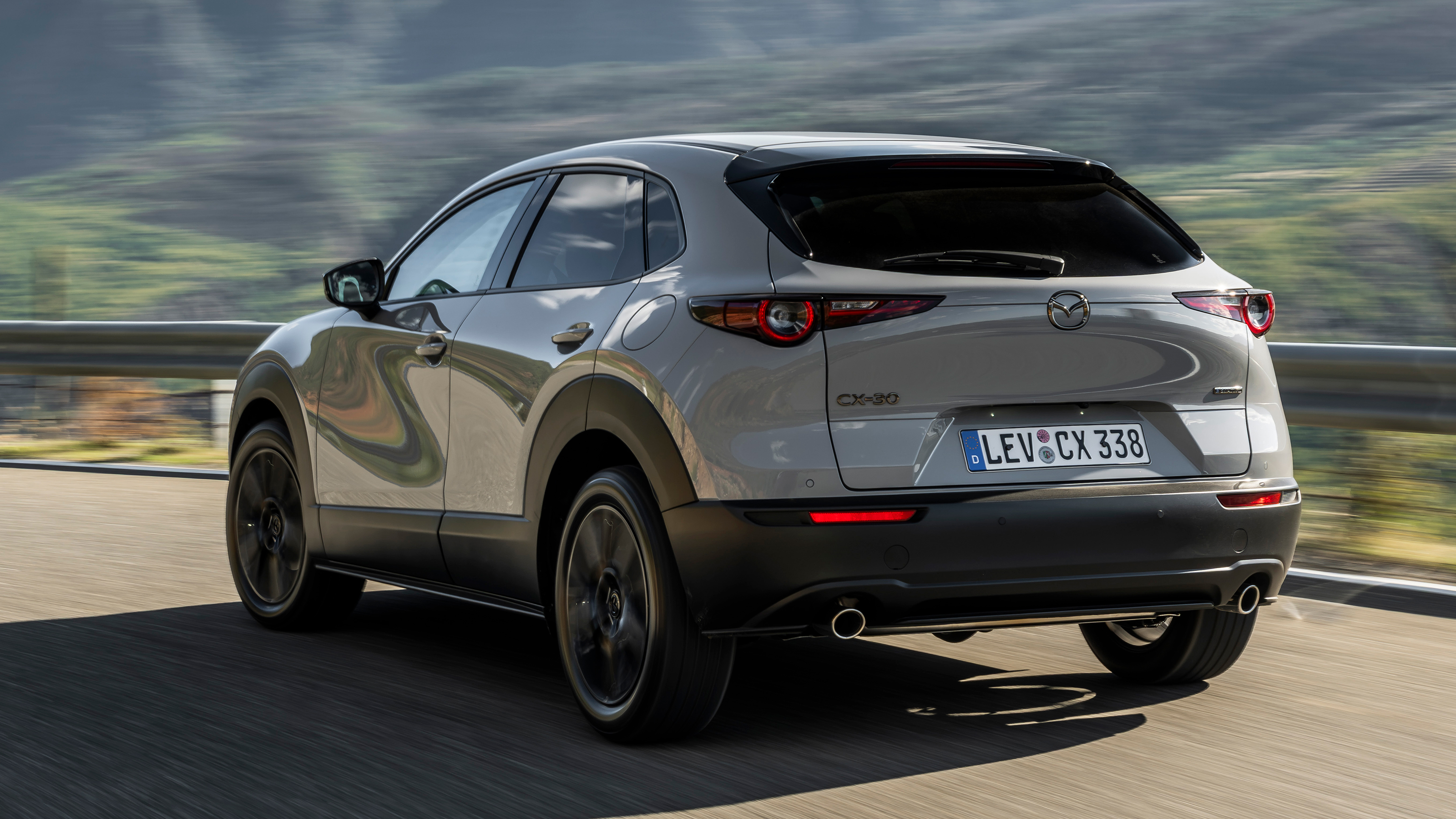 2027 Mazda CX-30 - grey rear 3/4