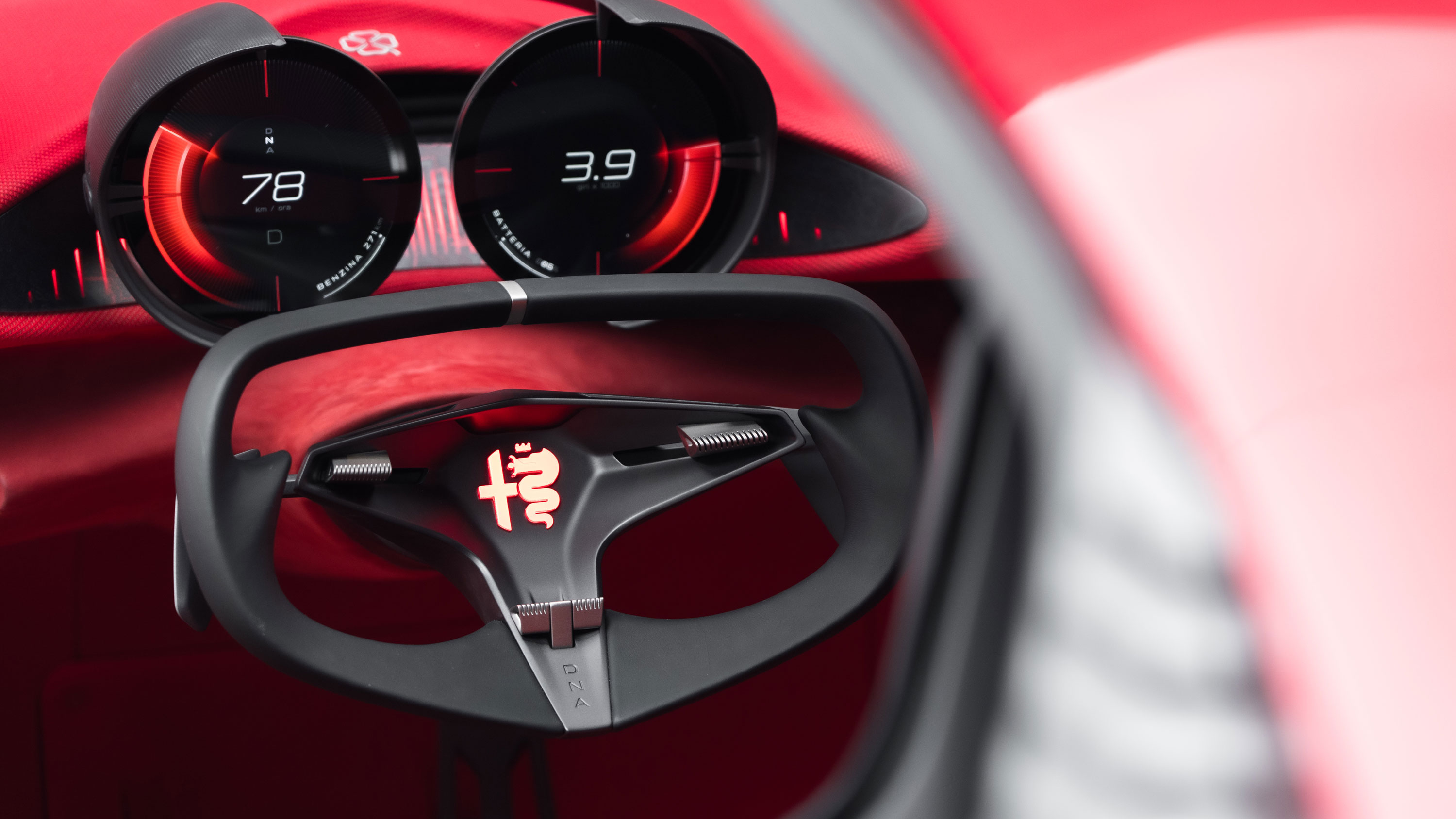 Alfa Romeo Cuorerosso - steering wheel