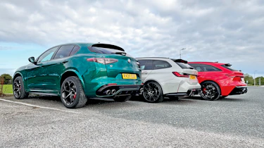 Alfa Romeo Stelvio Quadrifoglio - rear 3/4 with fast estates