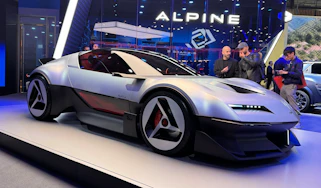 Alpine A310 Vision concept - front, Paris Motor Show 2026