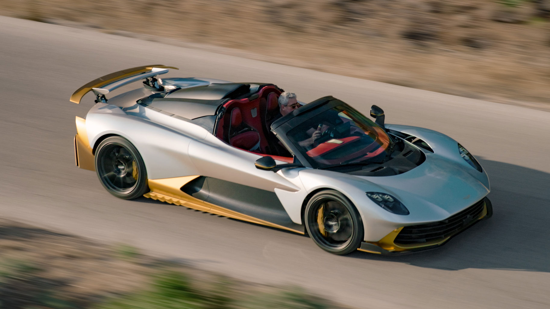 Aston Martin Valhalla Spider - front tracking
