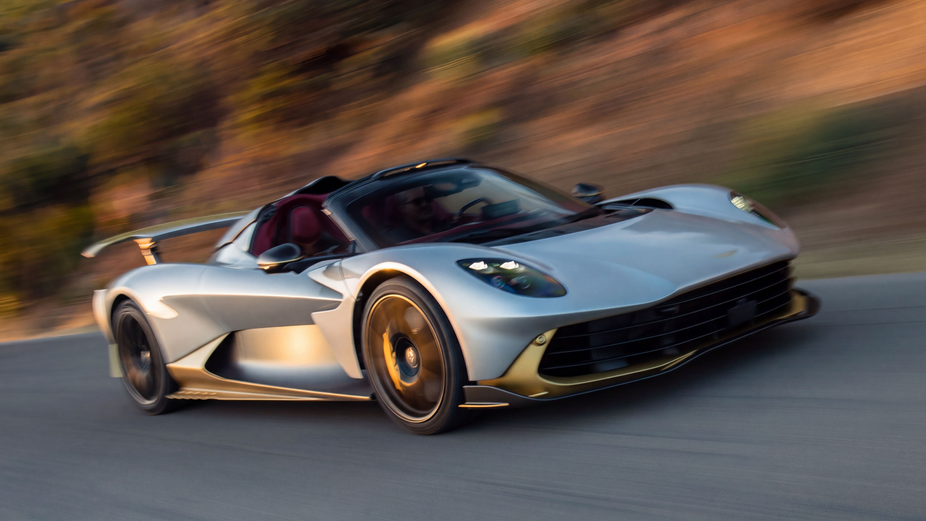 Aston Martin Valhalla Spider - front action