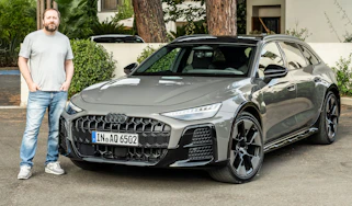 Dave Humphries with the Audi A6 allroad Vorsprung