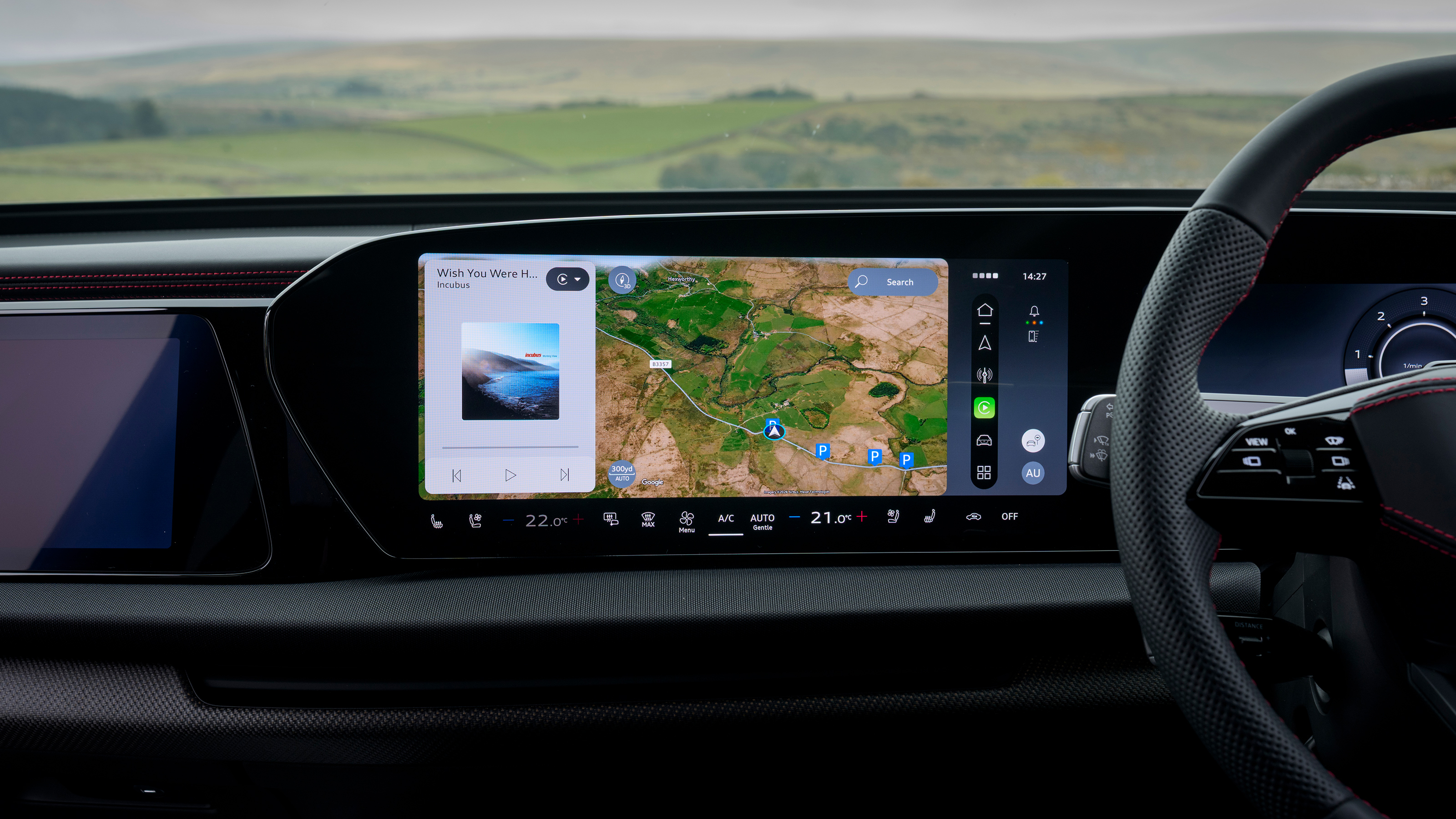 Audi Q7 - infotainment screen