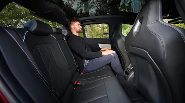 Alastair Crooks sitting in the BMW 3 Series
