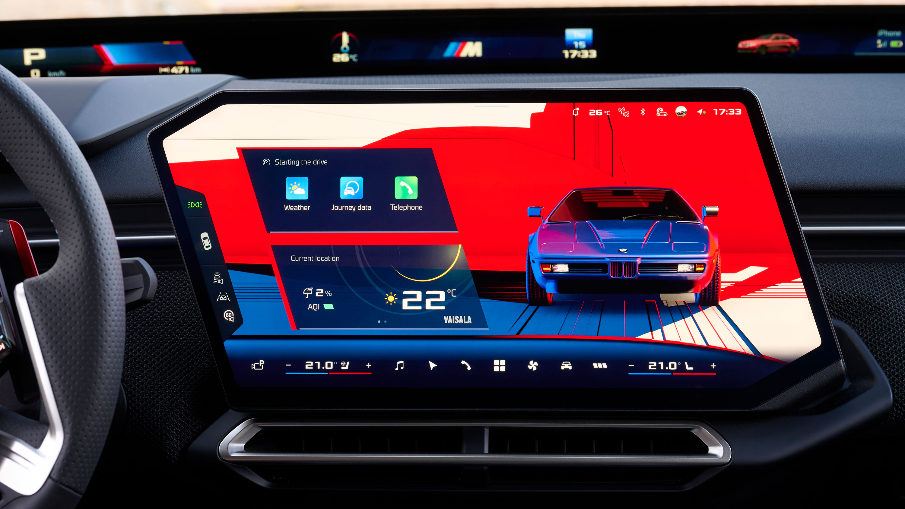 BMW 3 Series - screen