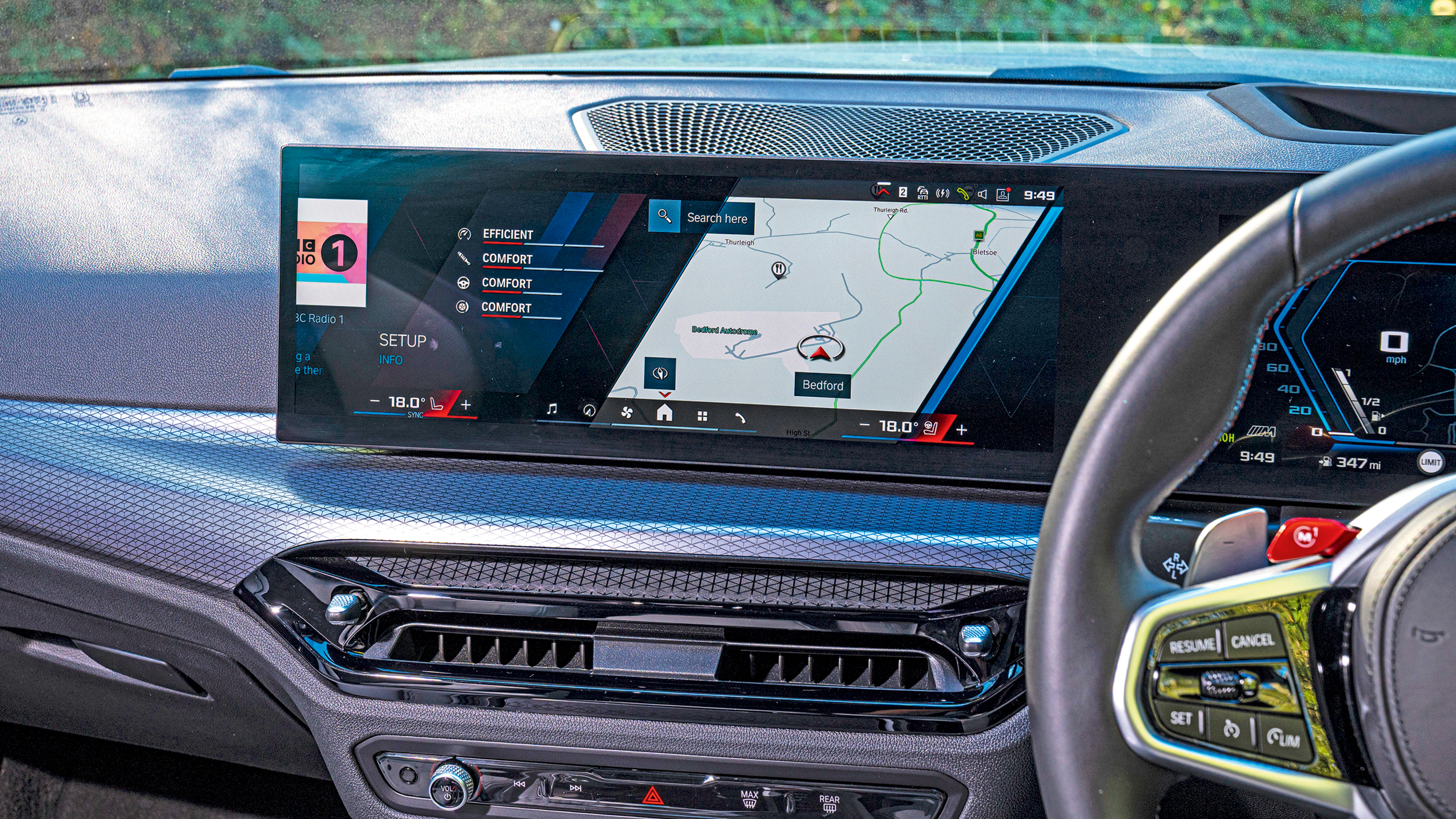BMW M3 Touring - infotainment