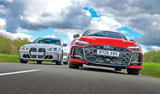 BMW M3 Touring vs Audi RS 5 Avant - front end