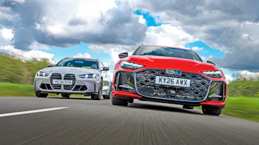 BMW M3 Touring vs Audi RS 5 Avant - front end