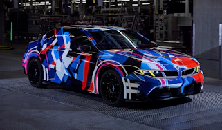 BMW M3 electric teased - front 3/4
