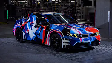 BMW M3 electric teased - front 3/4