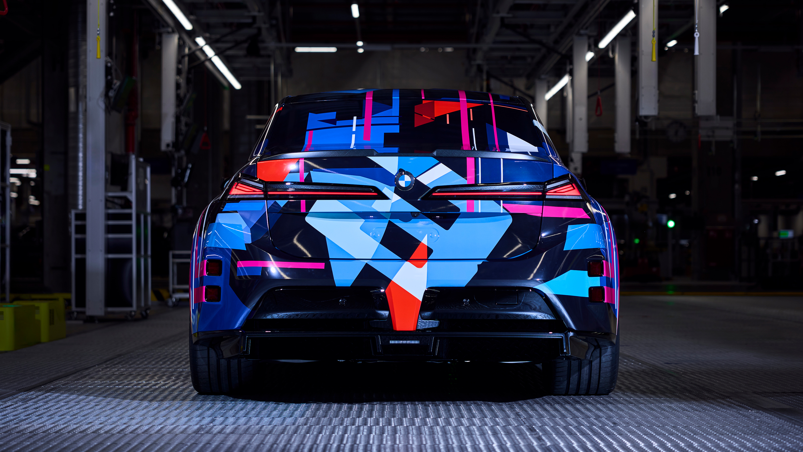 BMW M3 electric teased - rear end