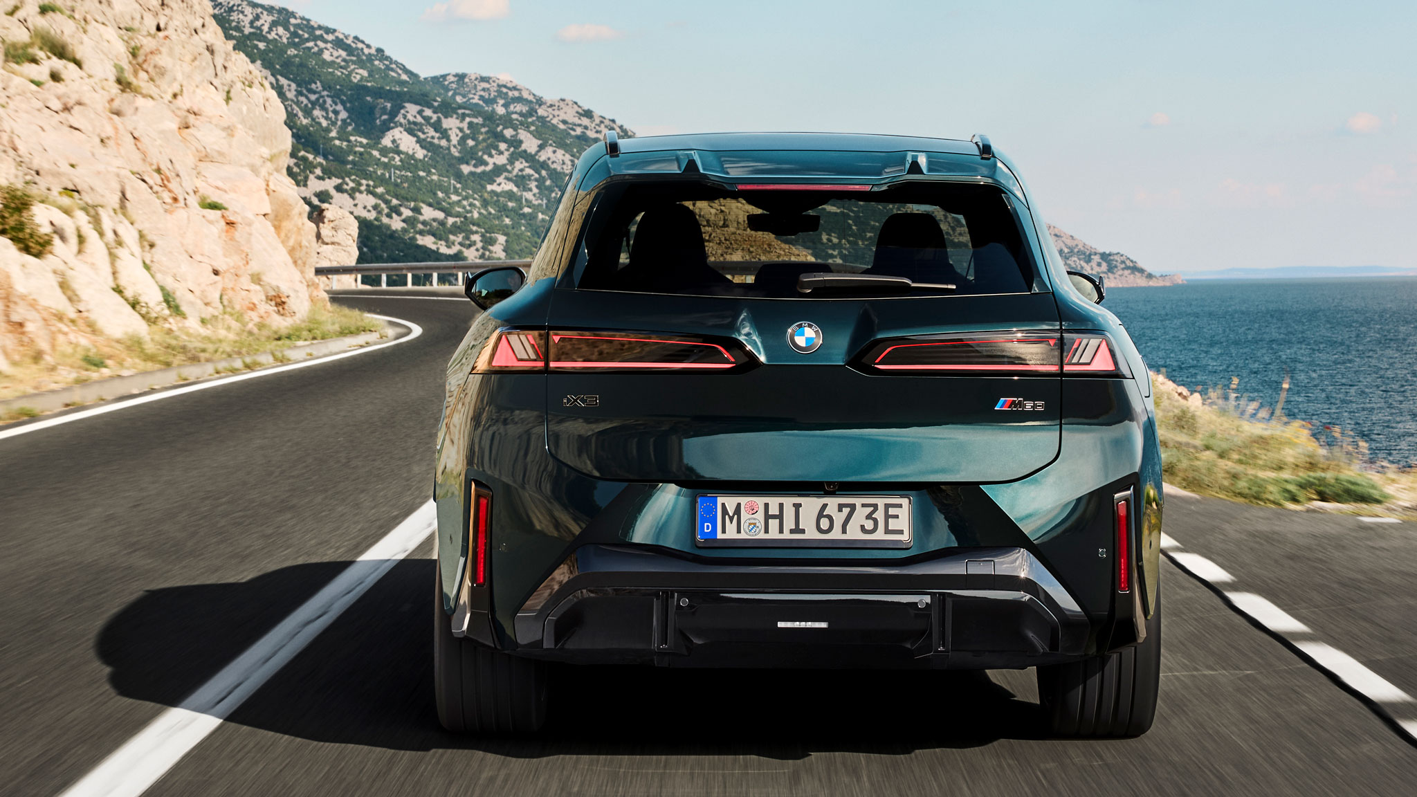 BMW iX3 M60 - full rear