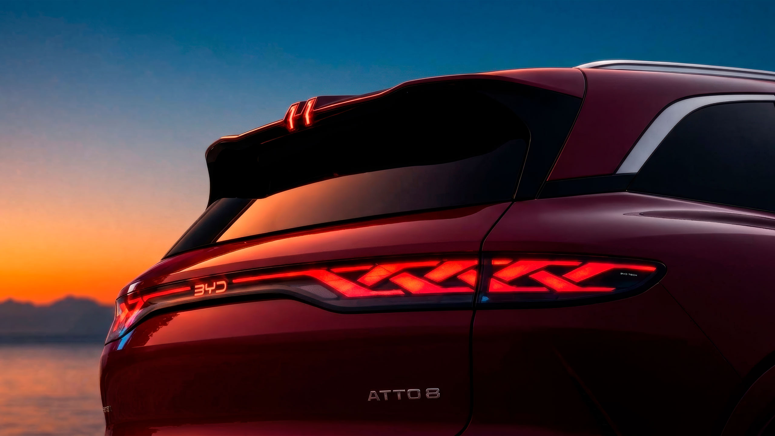 BYD Atto 8 - rear detail