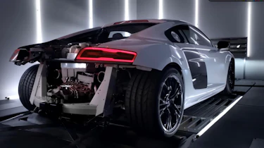 Audi R8 dyno advert
