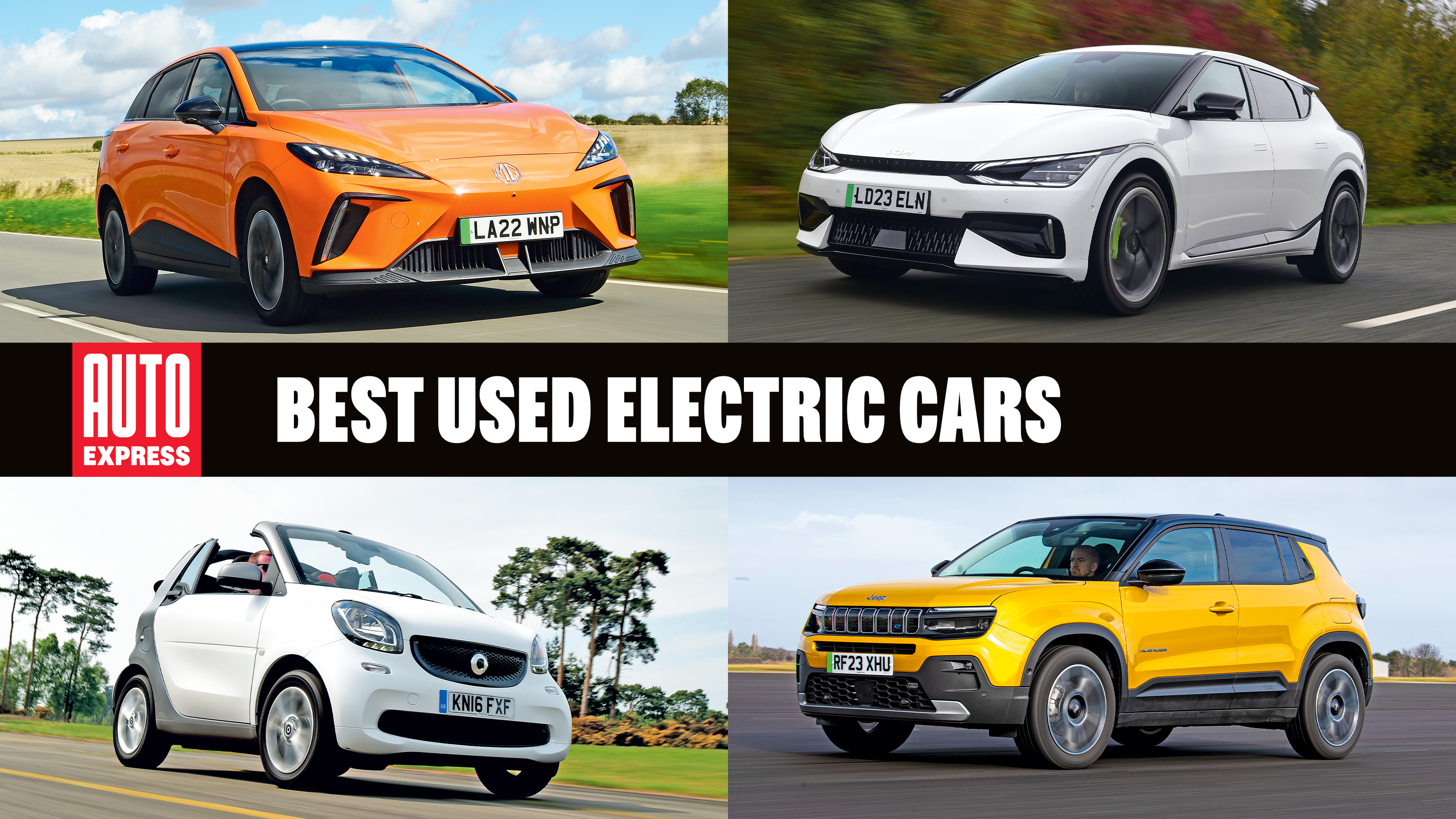 Best used electric cars - header image 