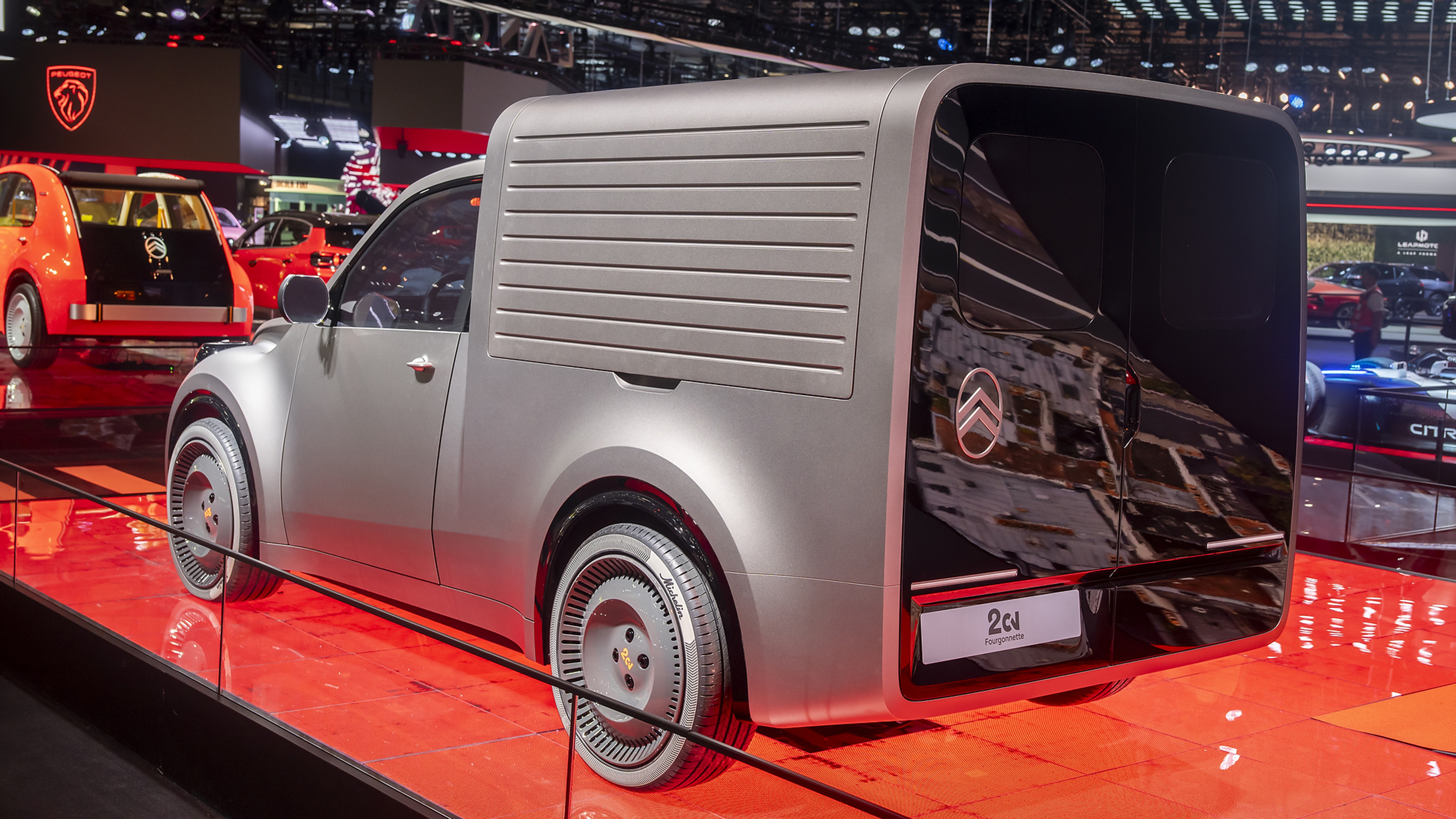 Citroen 2CV Fourgonnette at the Paris Motor Show - rear static 