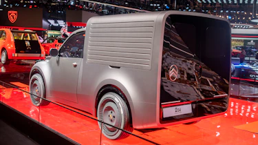 Citroen 2CV Fourgonnette at the Paris Motor Show - rear static