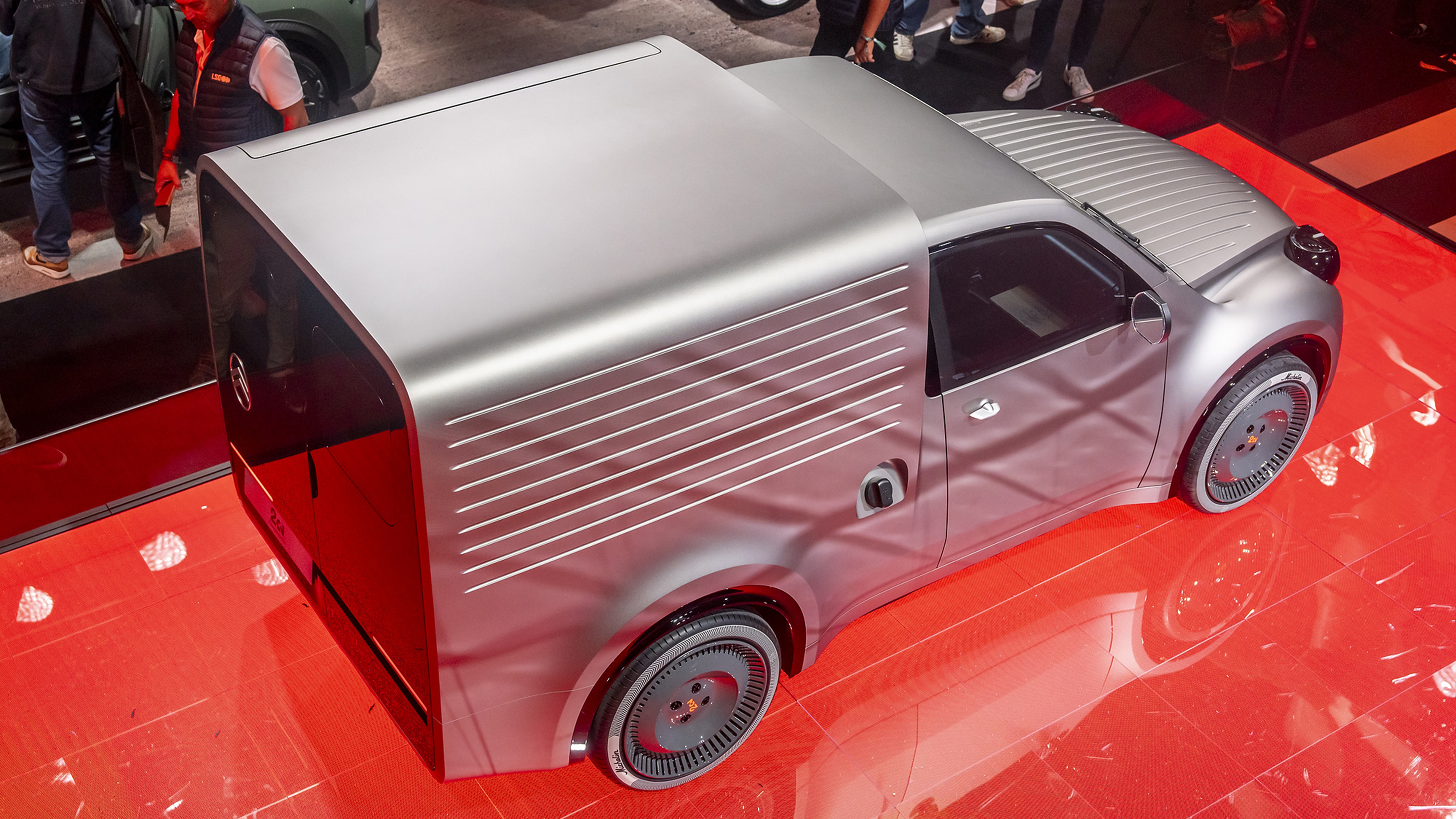Citroen 2CV Fourgonnette at the Paris Motor Show - rear 