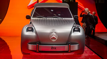 Citroen 2CV Fourgonnette at the Paris Motor Show - front