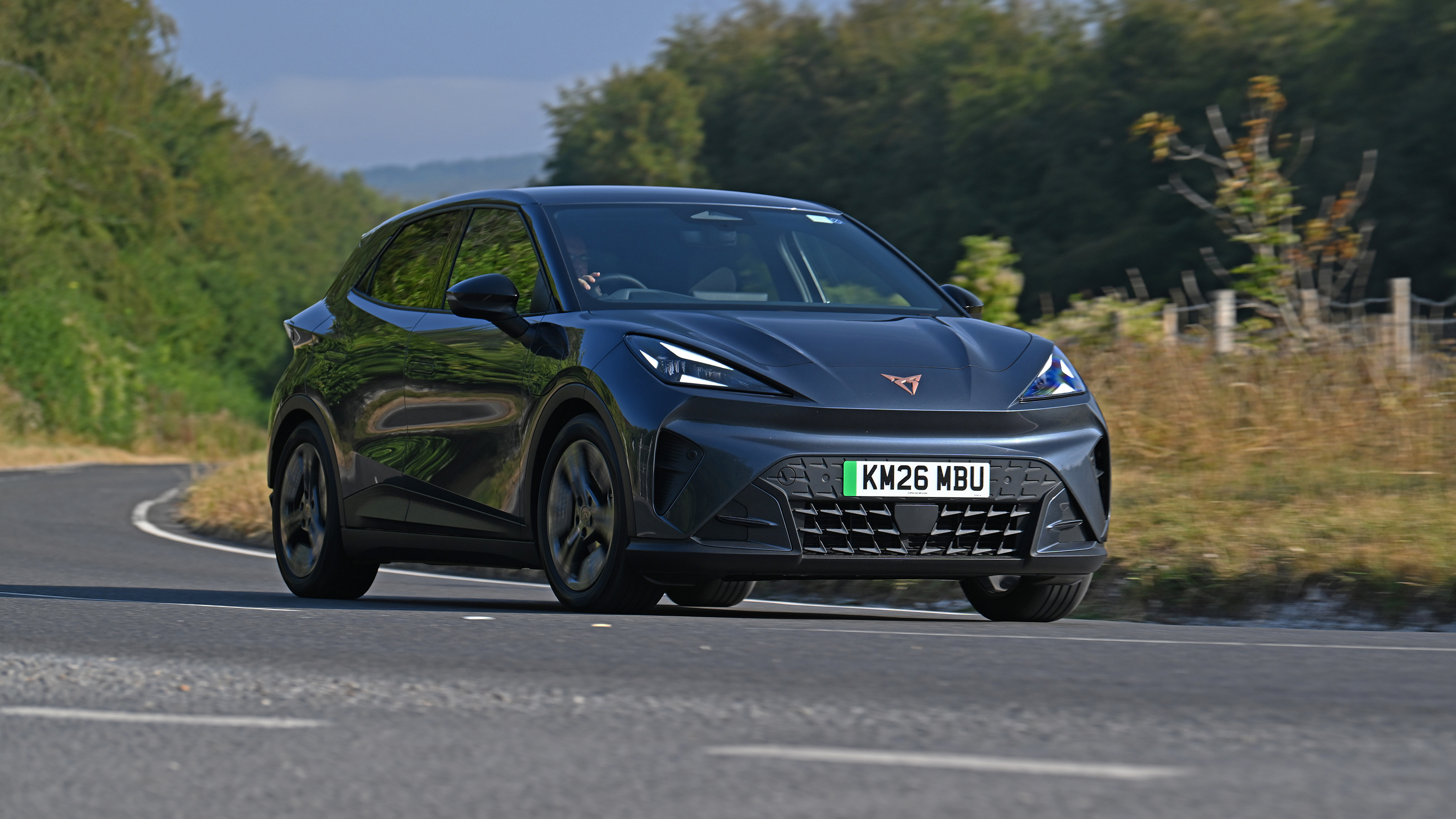 Cupra Raval - front cornering