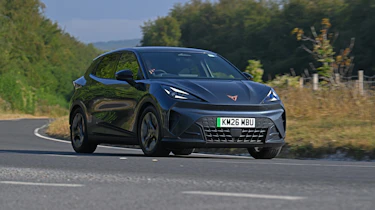 Cupra Raval - front cornering