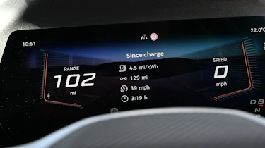 Cupra Raval - driver's display