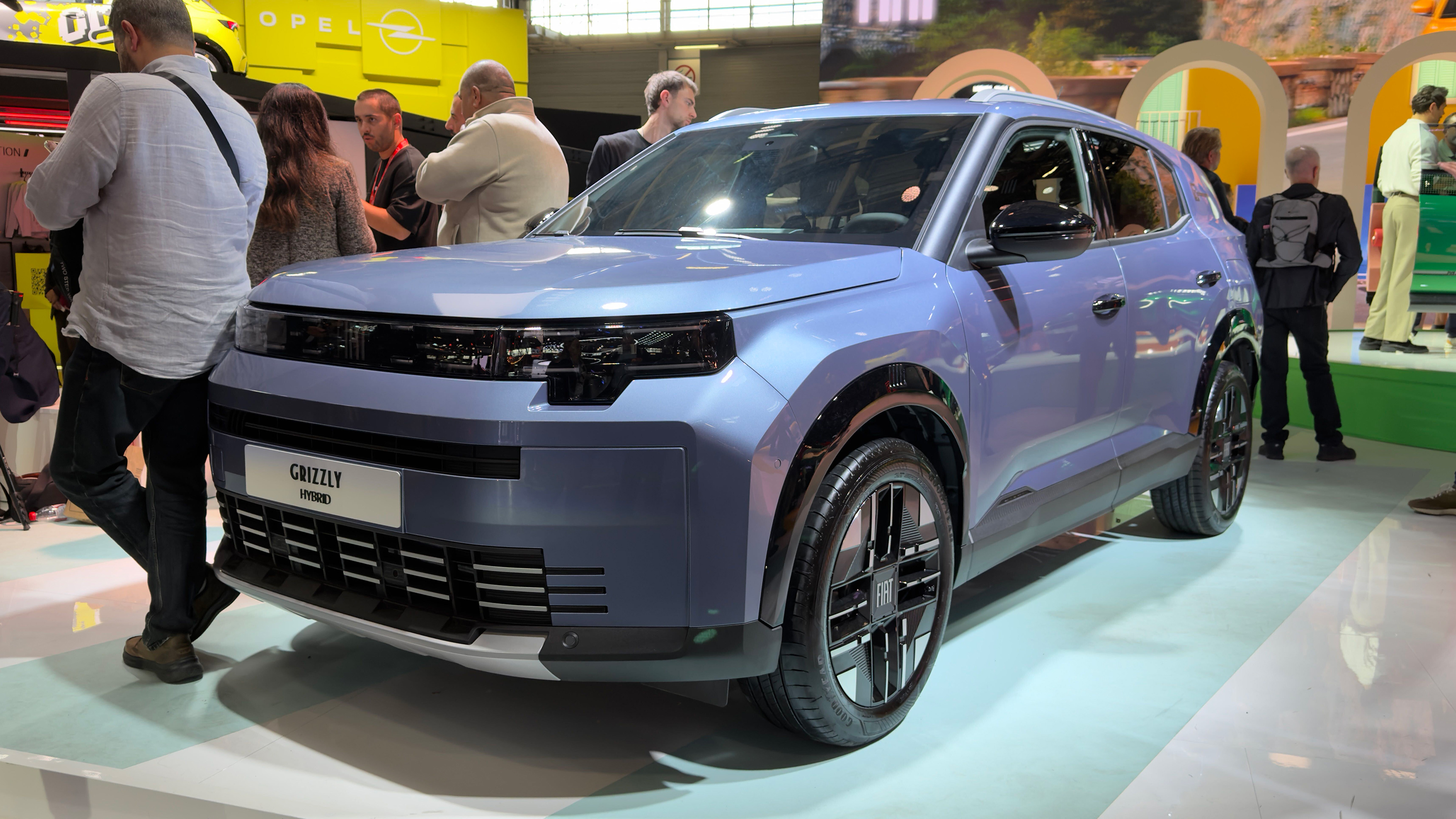 Fiat Grizzly on display at Paris Motor Show