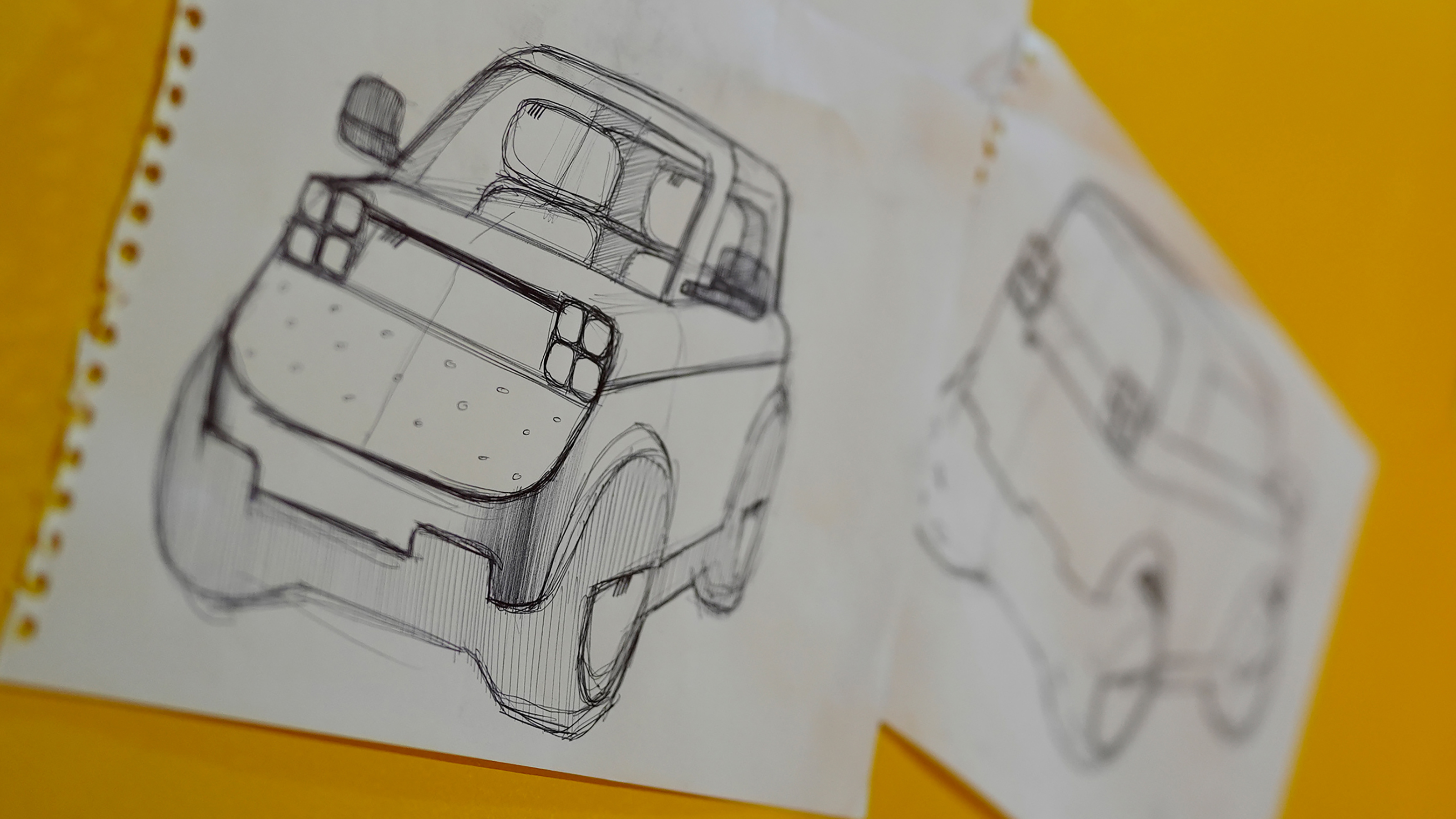 Fiat Pandina drawing