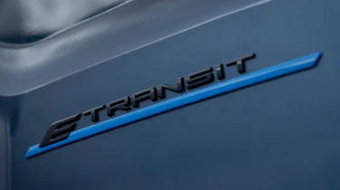Ford E-Transit badge