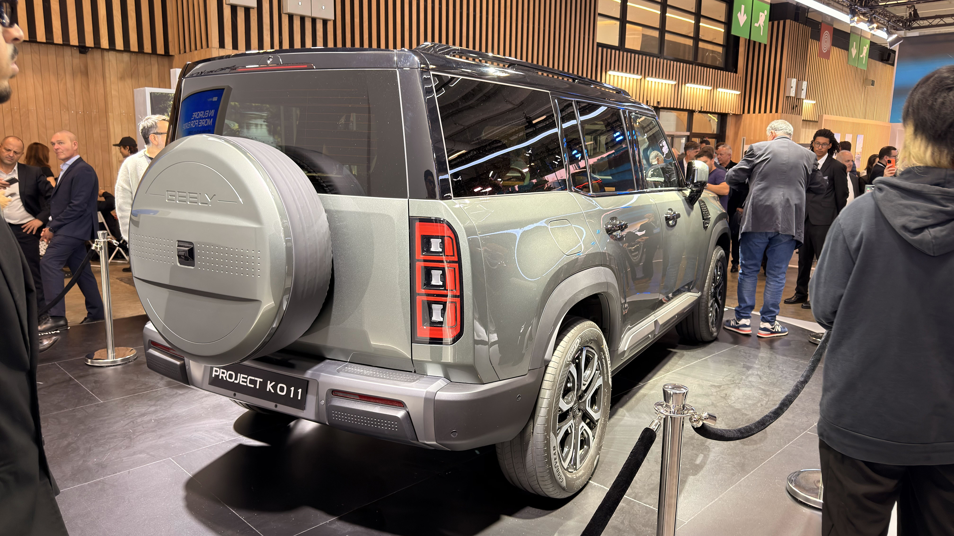 Geely Galaxy Battleship Paris Motor Show - rear static 