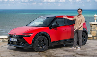 Tom Jervis with the Hyundai Ioniq 3