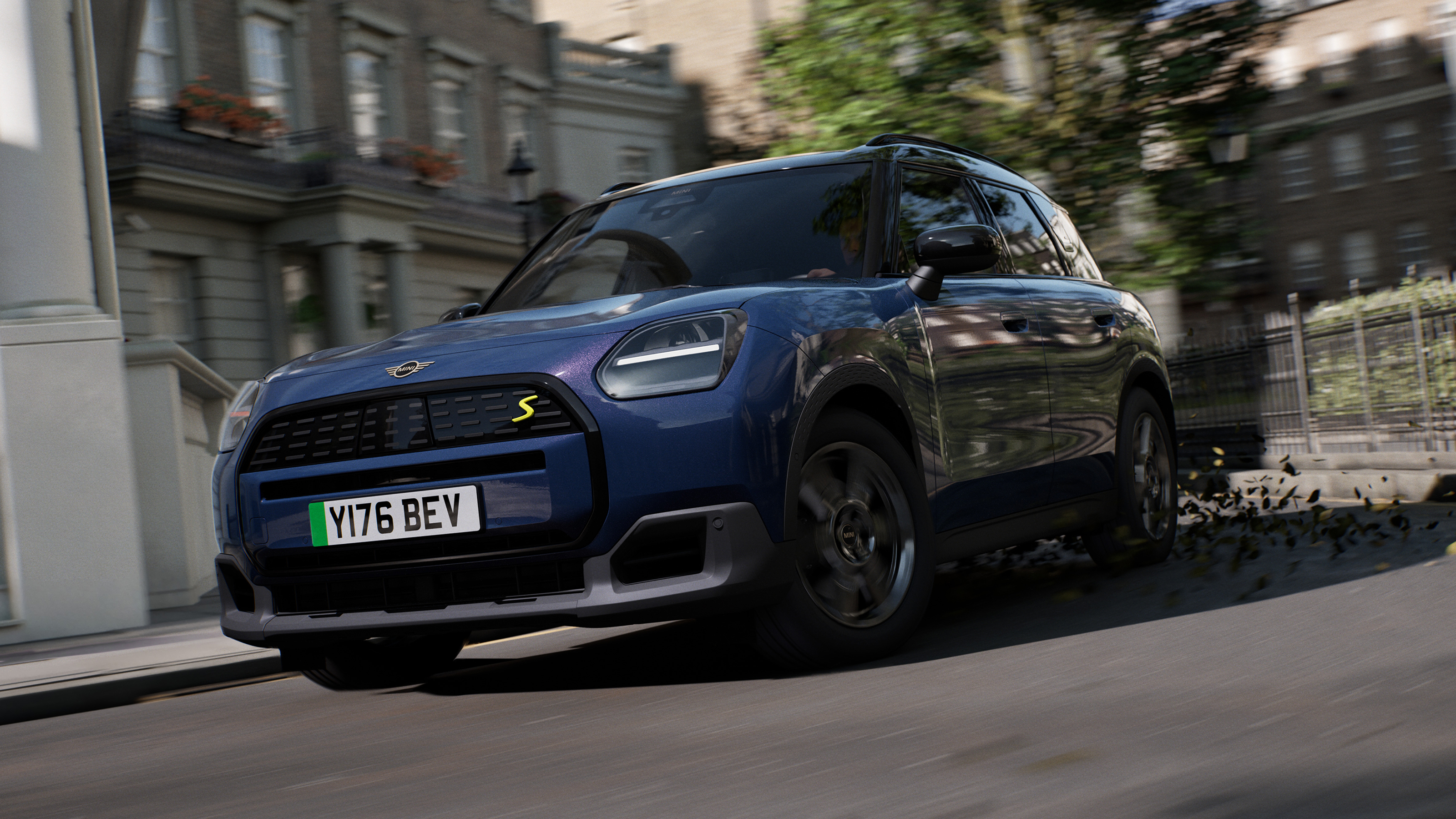 MINI Countryman SE Midnight Edition - front cornering