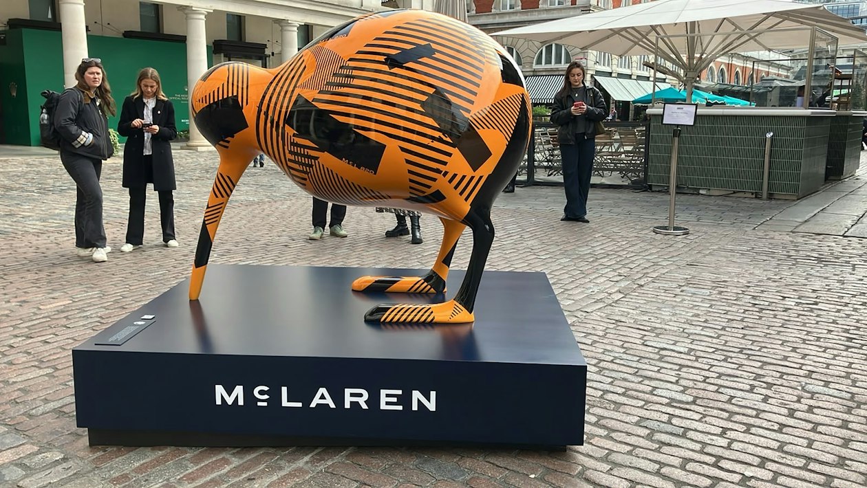 McLaren's new supercar name revealed... by a giant kiwi