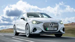 Mercedes C-Class Electric UK - front tracking