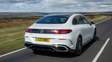 Mercedes C-Class Electric UK - rear tracking