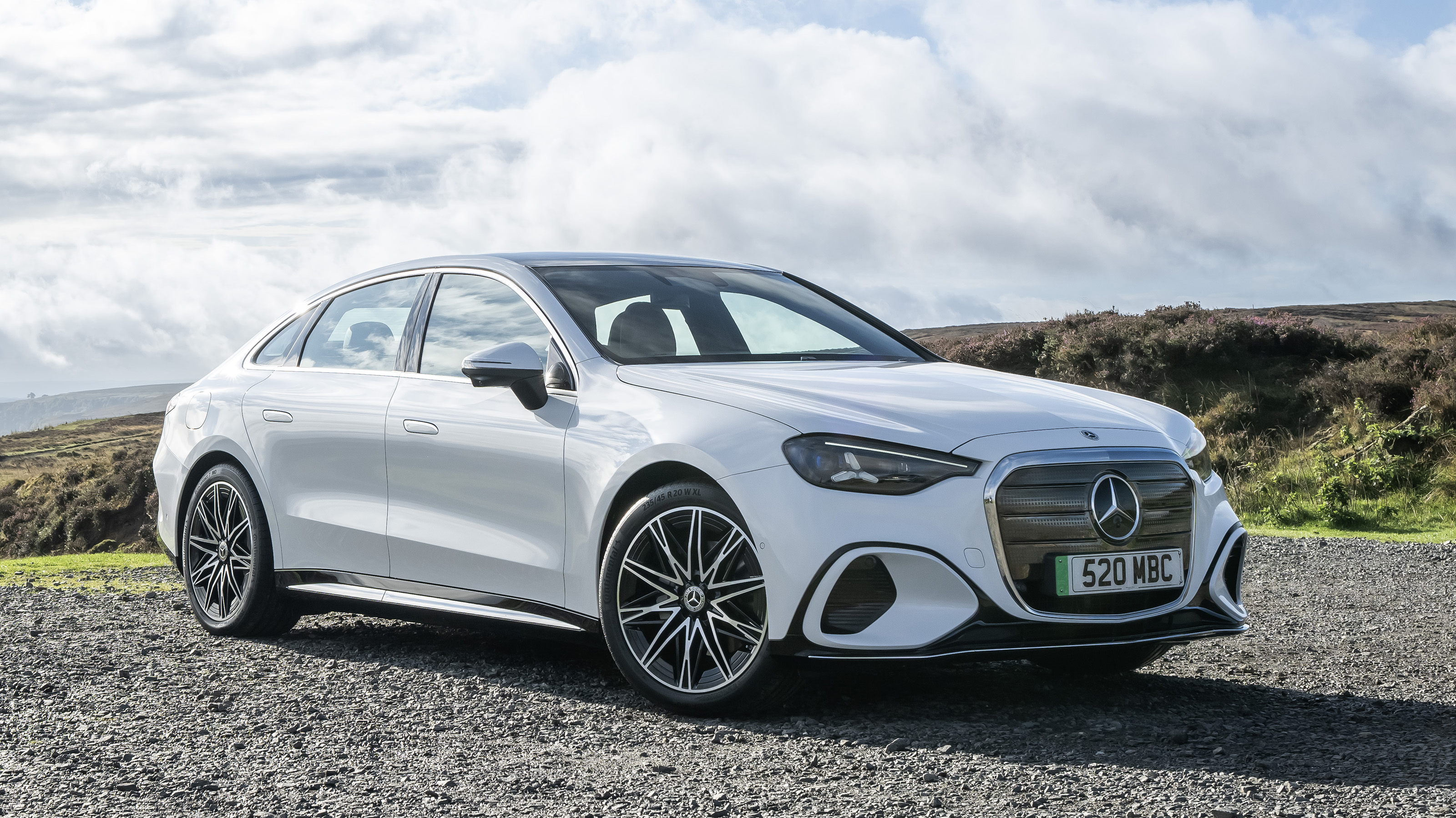 Mercedes C-Class Electric UK - front static 