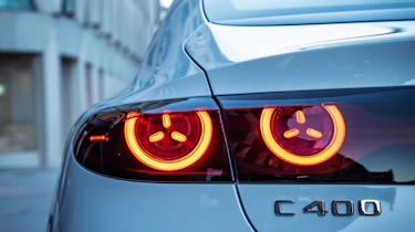 Mercedes C-Class Electric UK - rear lights