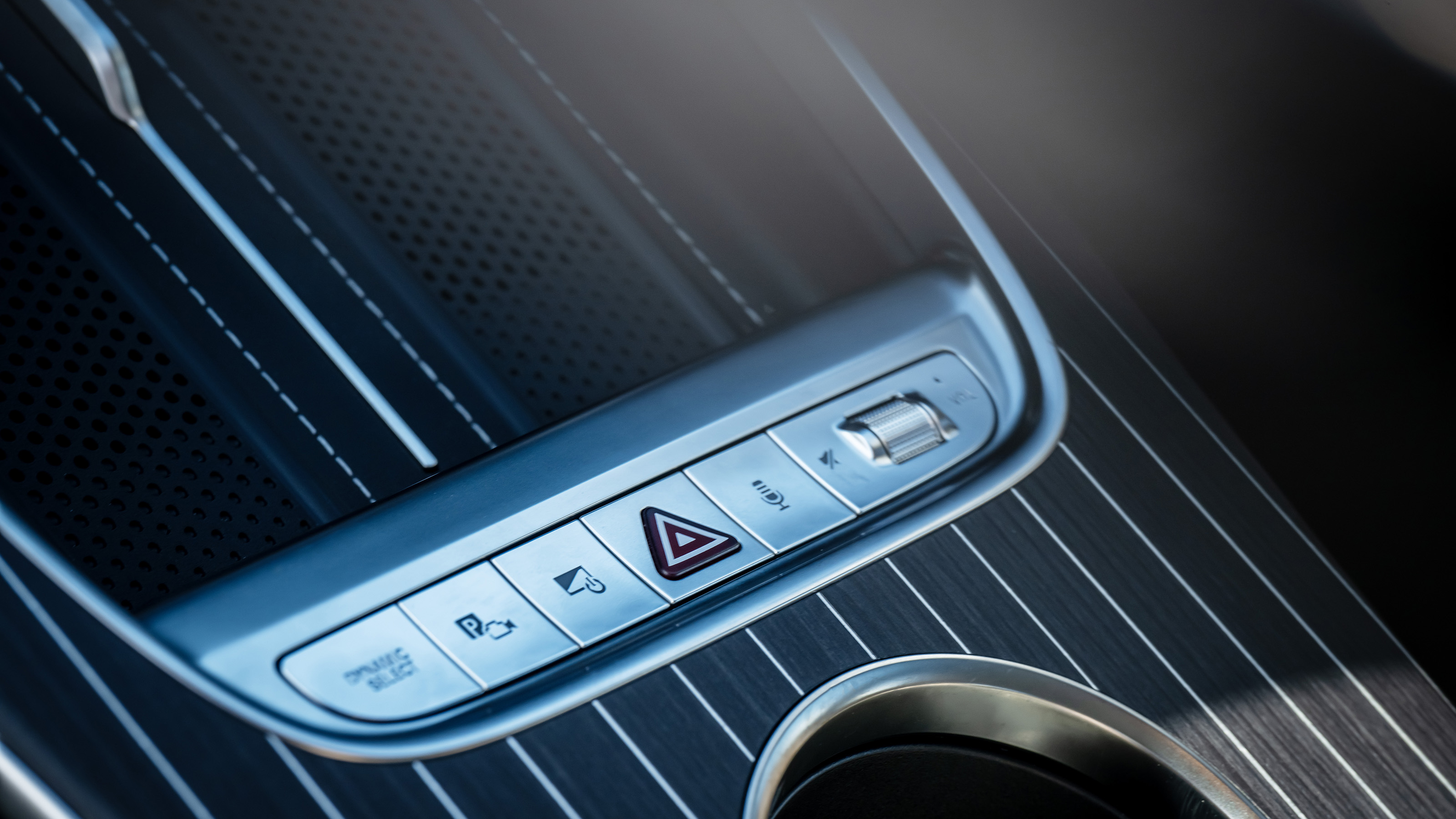 Mercedes C-Class Electric UK - centre console 