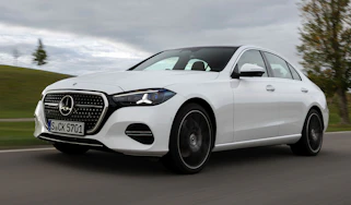 Mercedes C-Class facelift 2026 - front