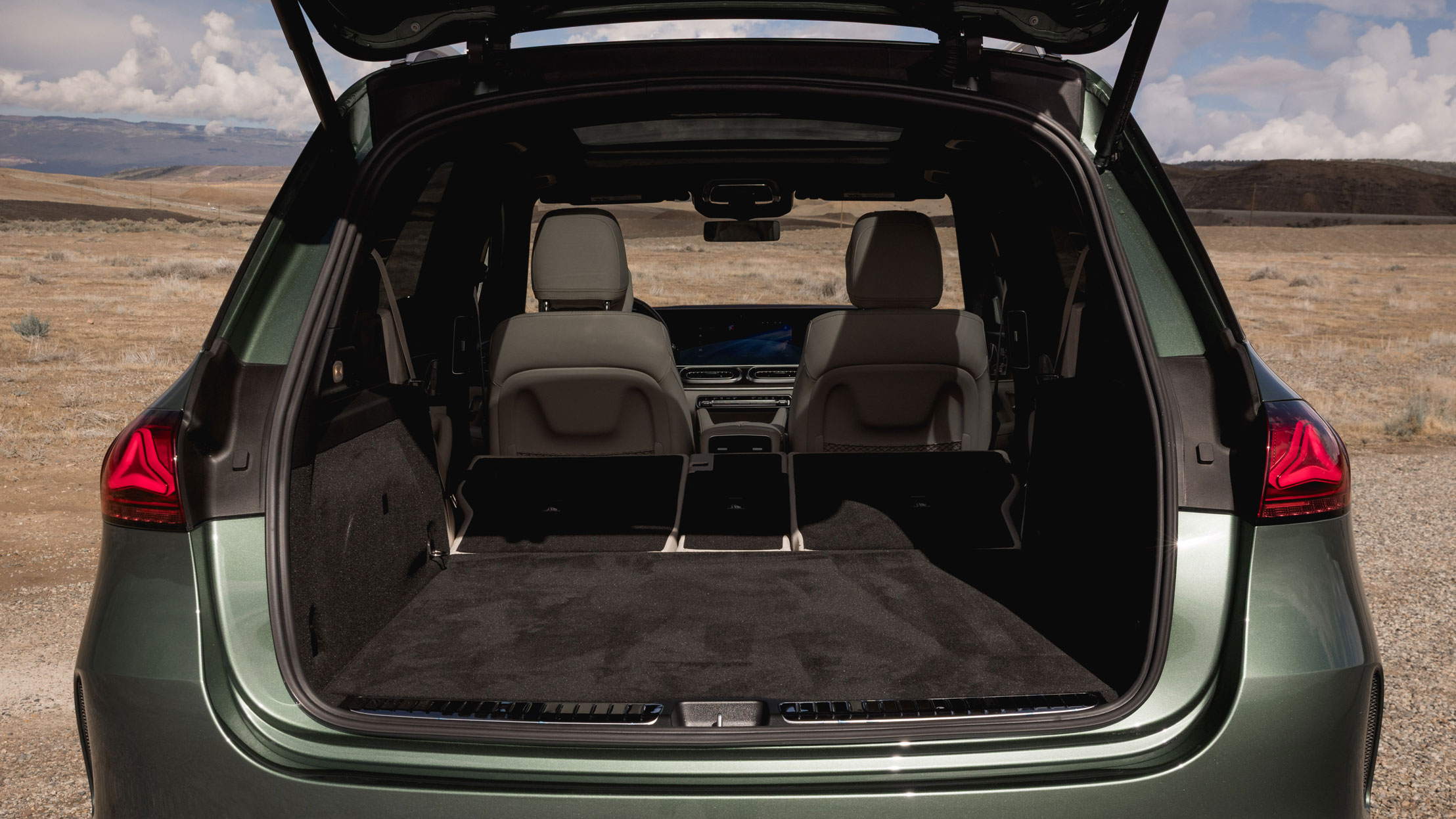 Mercedes GLE - boot seats down