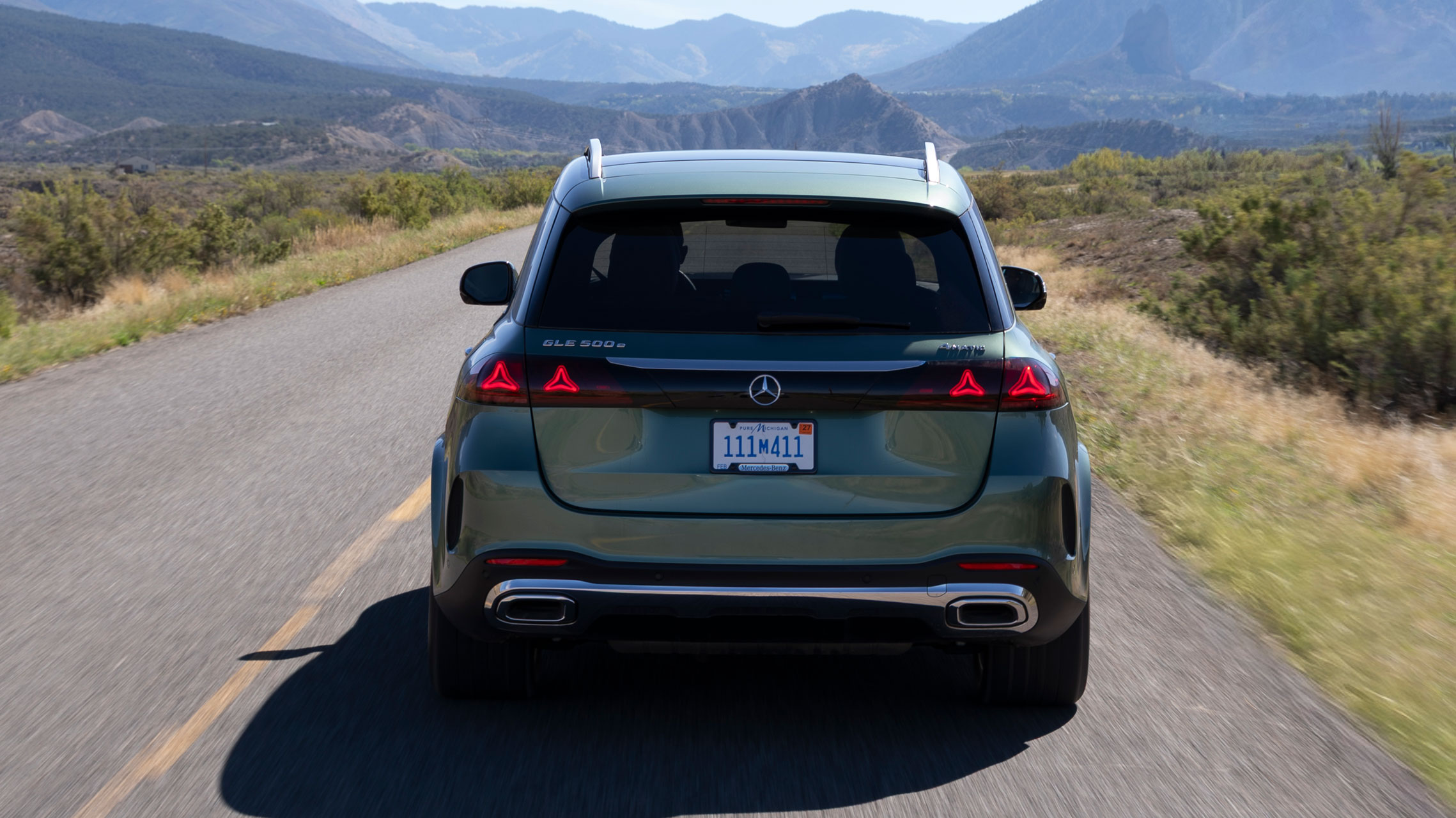 Mercedes GLE - full rear