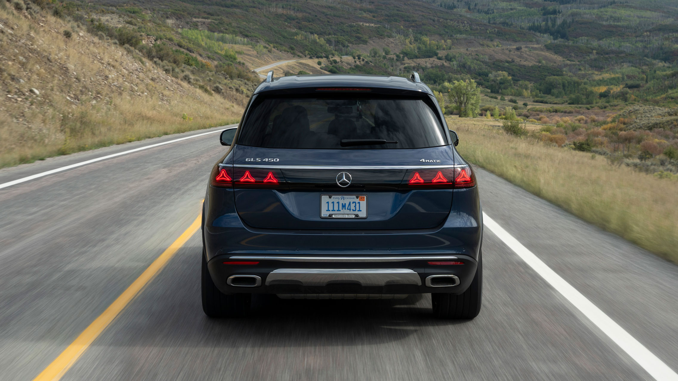 Mercedes GLS - full rear