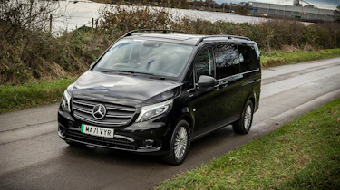 Mercedes eVito Tourer - front tracking